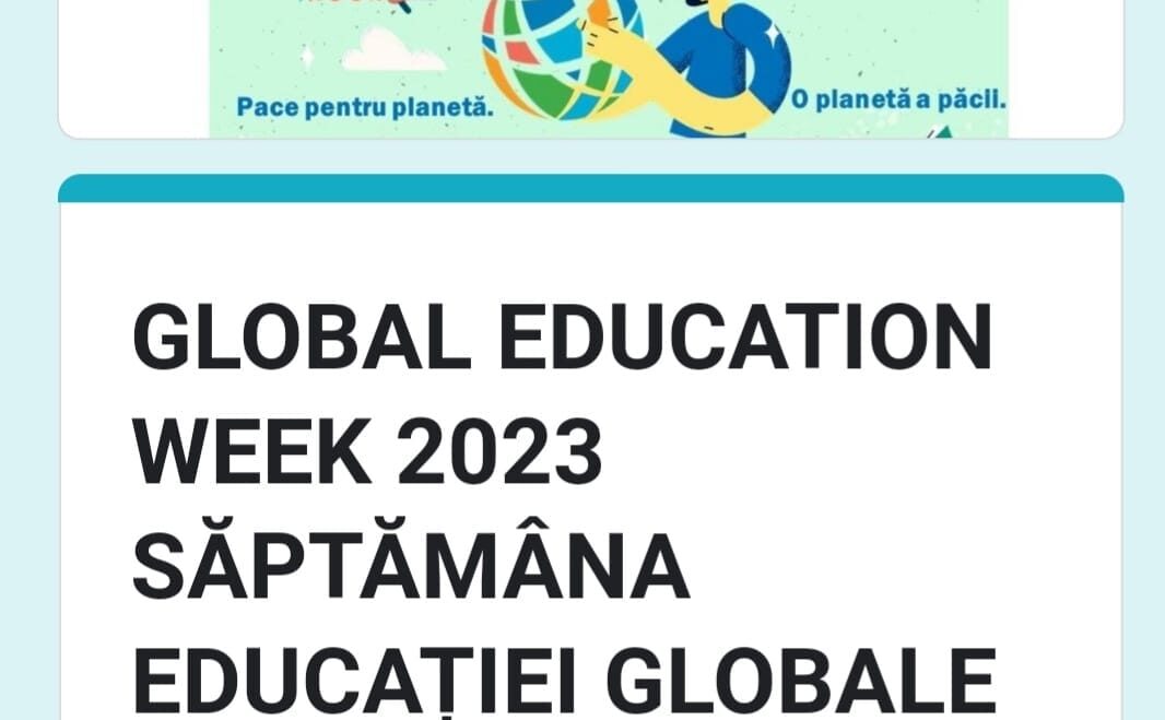 ” Pace pentru planetă, o planetă a păcii “