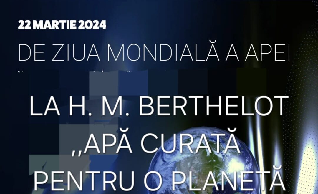 APĂ CURATĂ PENTRU O PLANETĂ SĂNĂTOASĂ!   APA PENTRU PACE!
