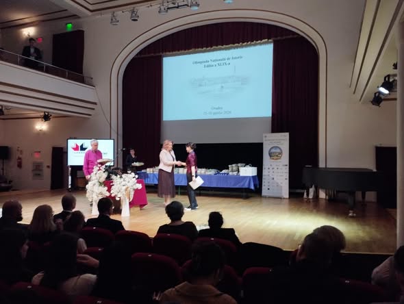 MENTIUNE OLIMPIADA DE ISTORIE -FAZA NATIONALA